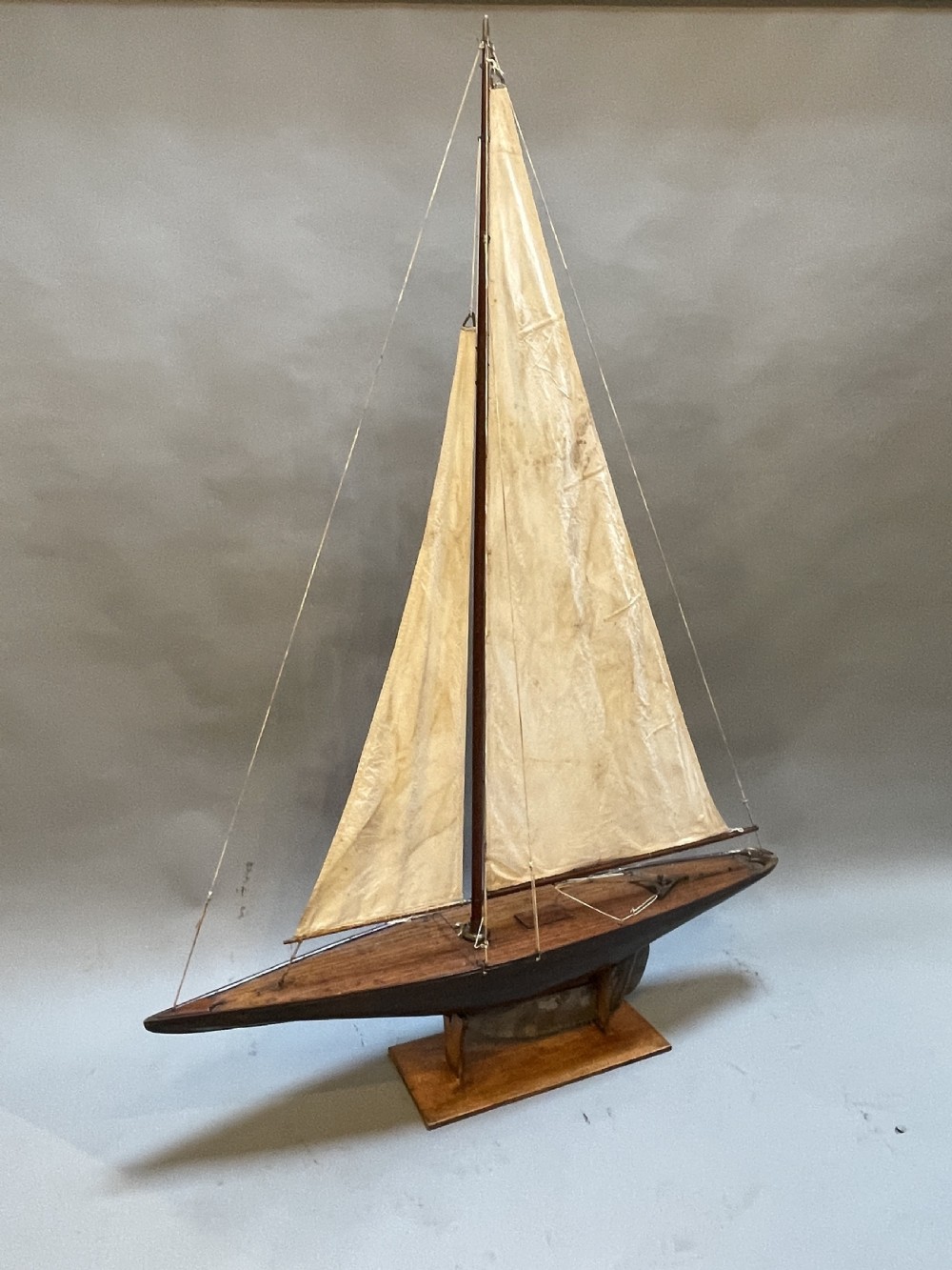 vintage mahogany pond yacht View IV