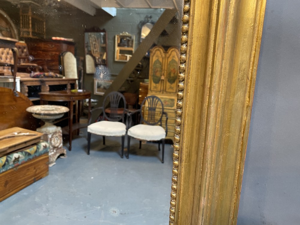 French gilt overmantle mirror View IV