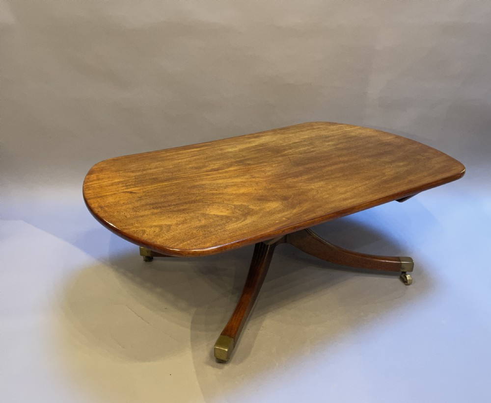 C19th Mahogany Coffee Table View V