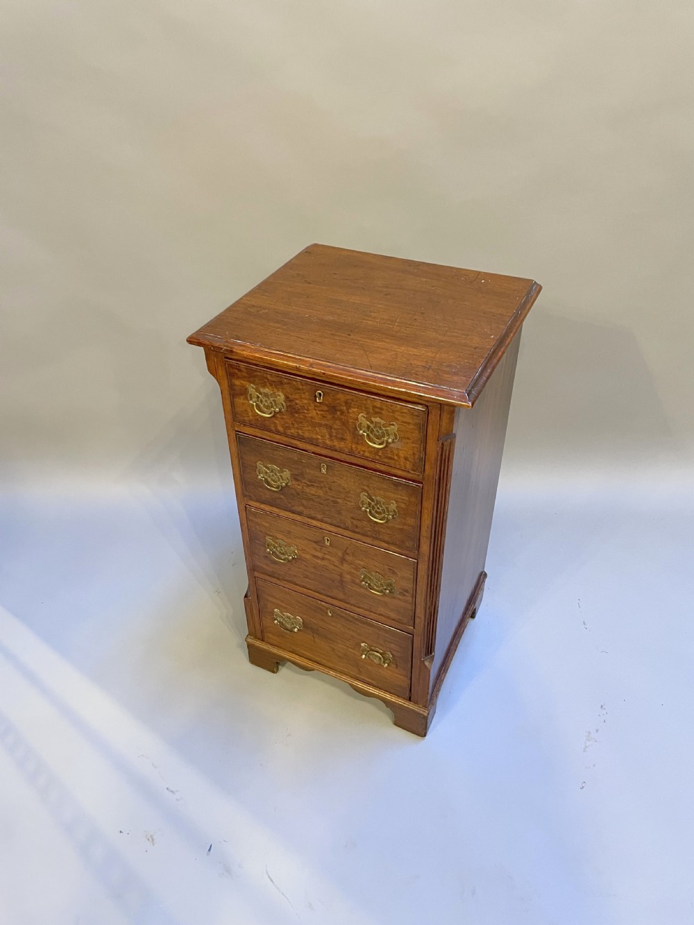 C19th mahogany small chest of drawers View II