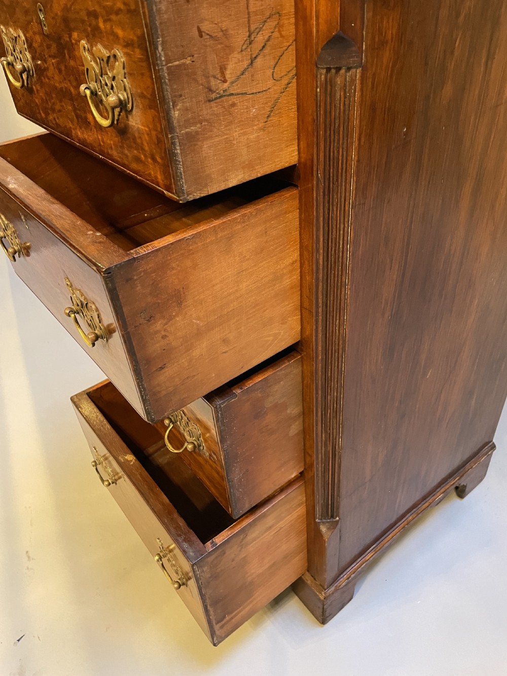 C19th mahogany small chest of drawers View III
