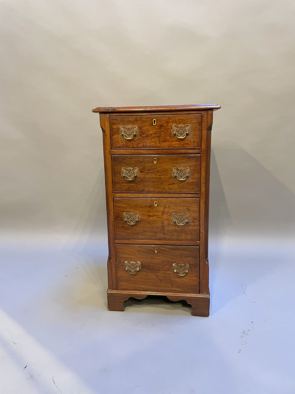 C19th mahogany small chest of drawers View V