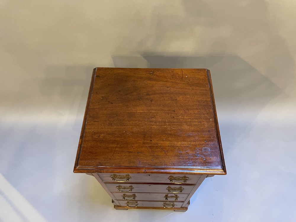 C19th mahogany small chest of drawers View VI