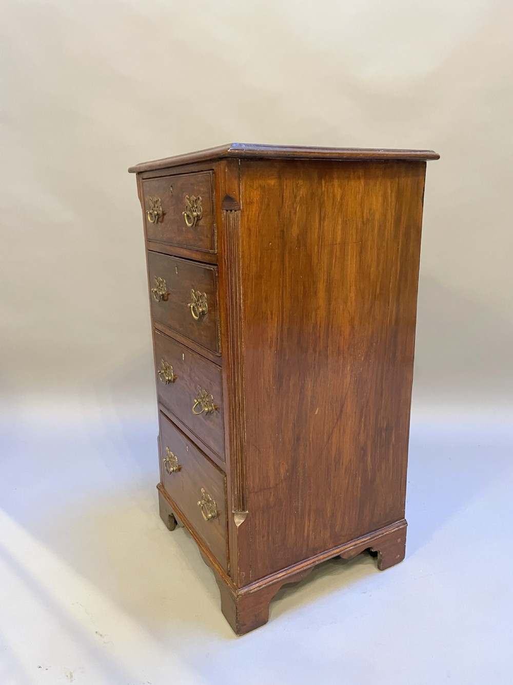 C19th mahogany small chest of drawers View VII