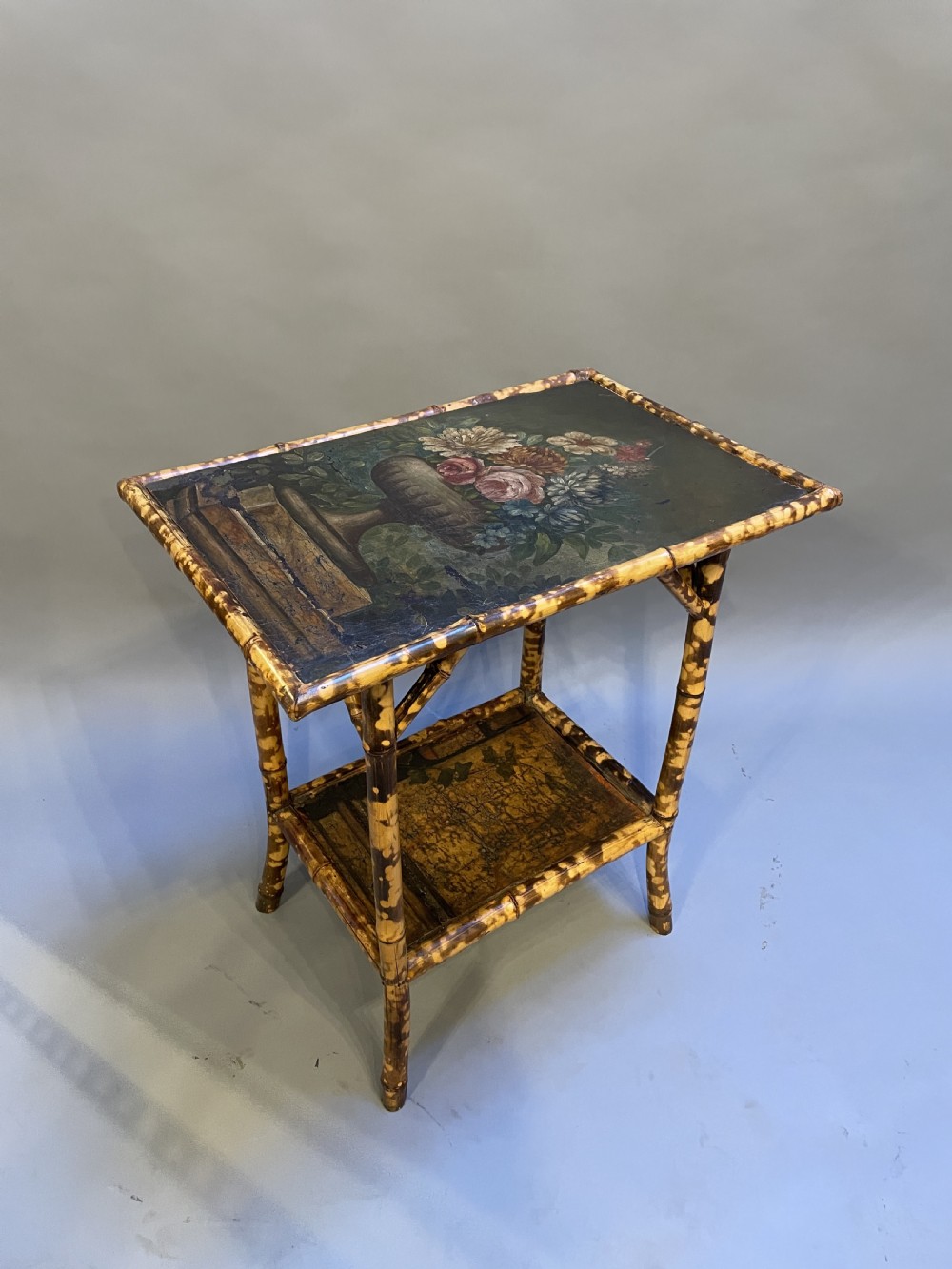 Victorian bamboo side table View IX
