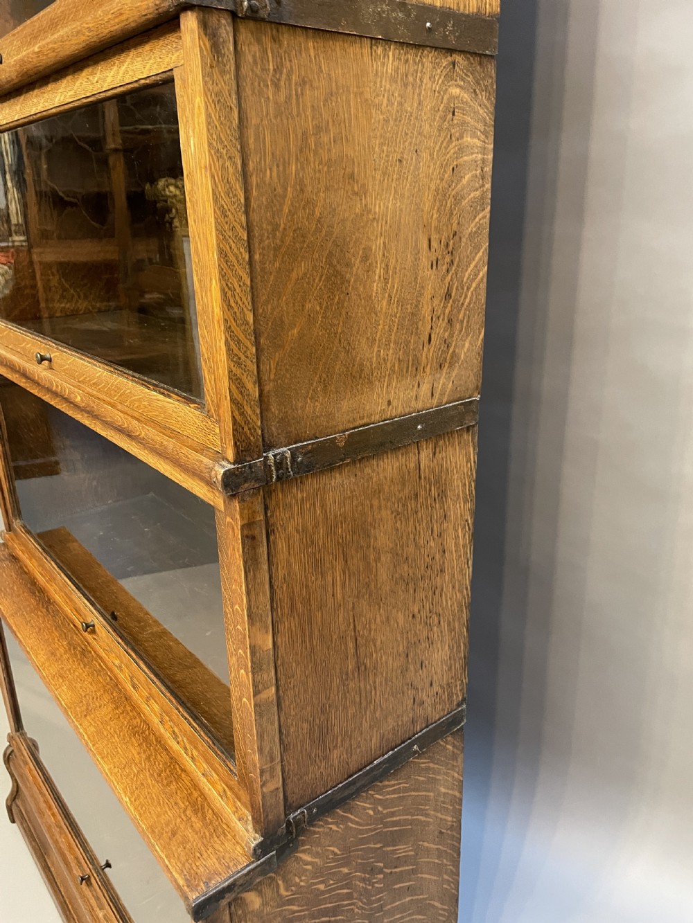 Globe wernicke bookcase of 5 large sections View III