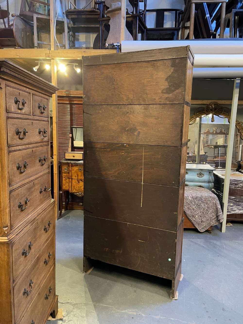 Globe wernicke bookcase of 5 large sections View X
