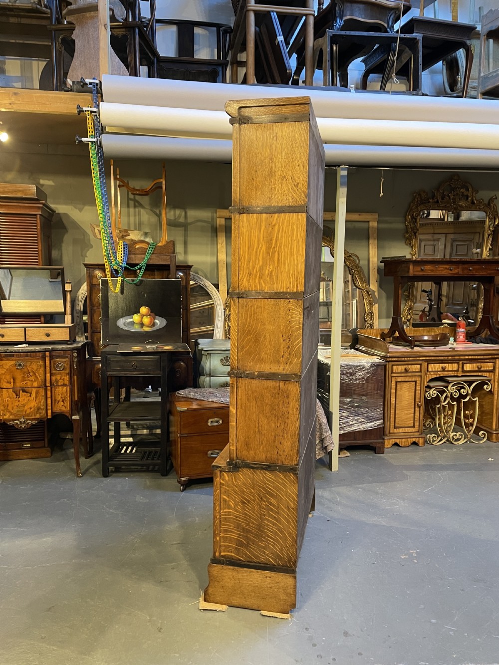 Globe wernicke bookcase of 5 large sections View XI