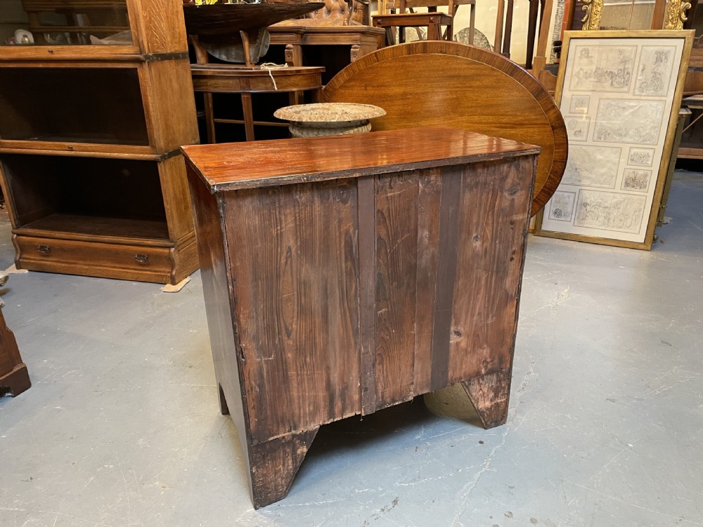 George III Mahogany Small Chest Of Drawers View IV