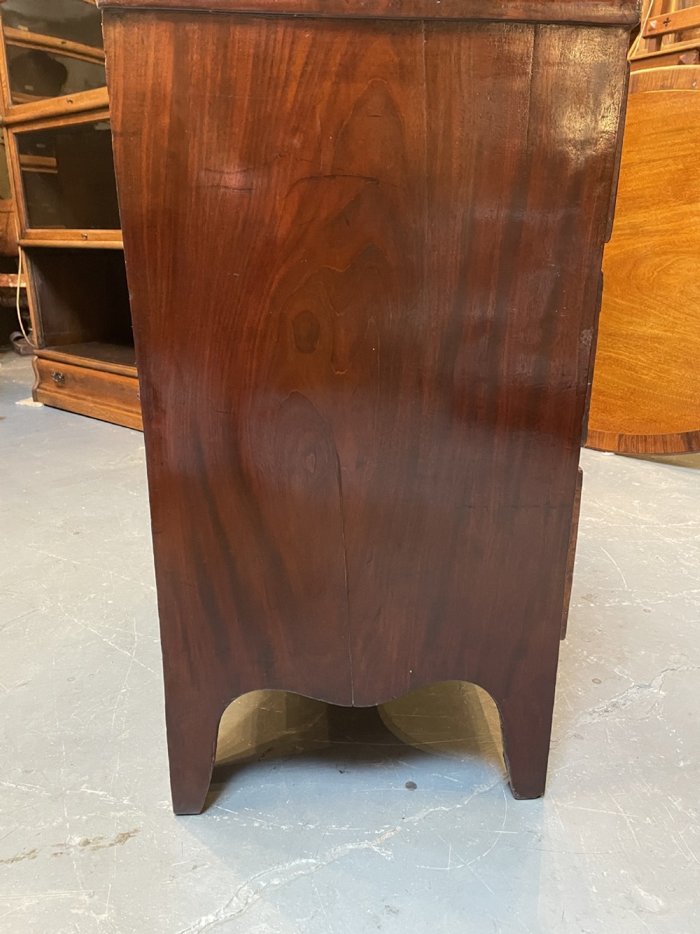 George III Mahogany Small Chest Of Drawers View V