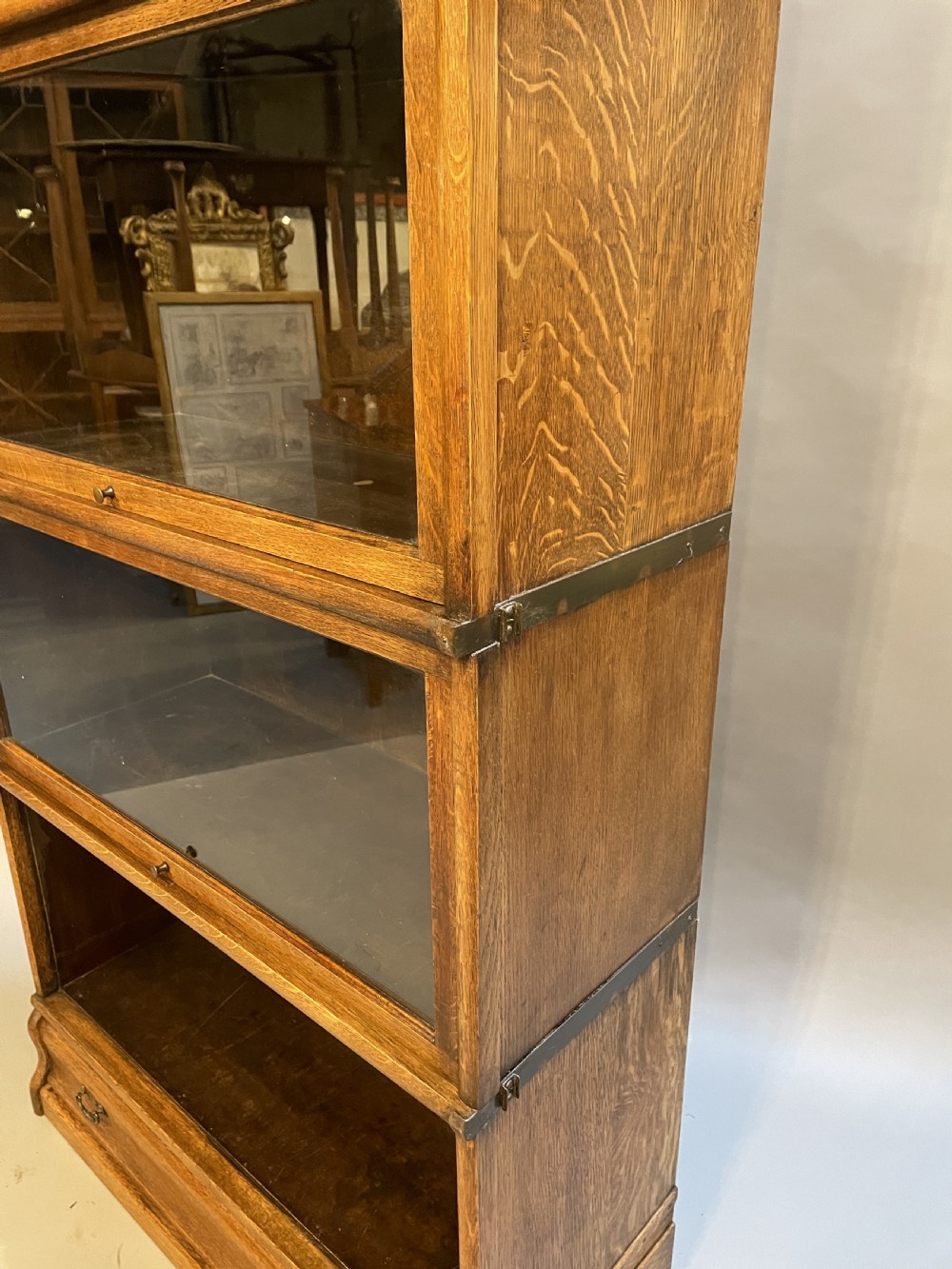 Globe Wernicke Bookcase Of 4 Large Sections View II