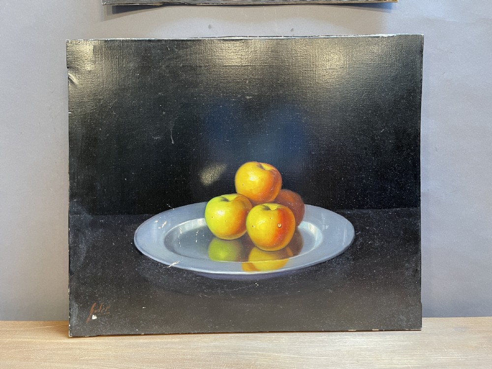 2 Spanish School Still-life Oil Studies View II