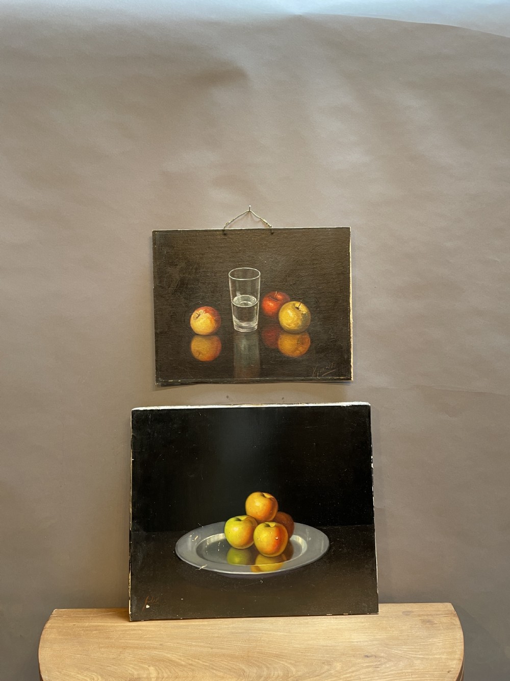 2 Spanish School Still-life Oil Studies View VII