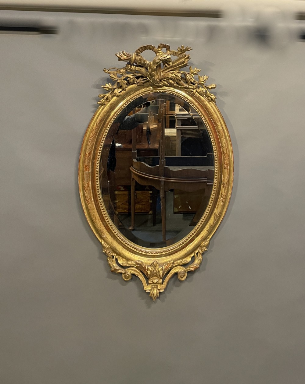 C19th French Gilt Wall Mirror