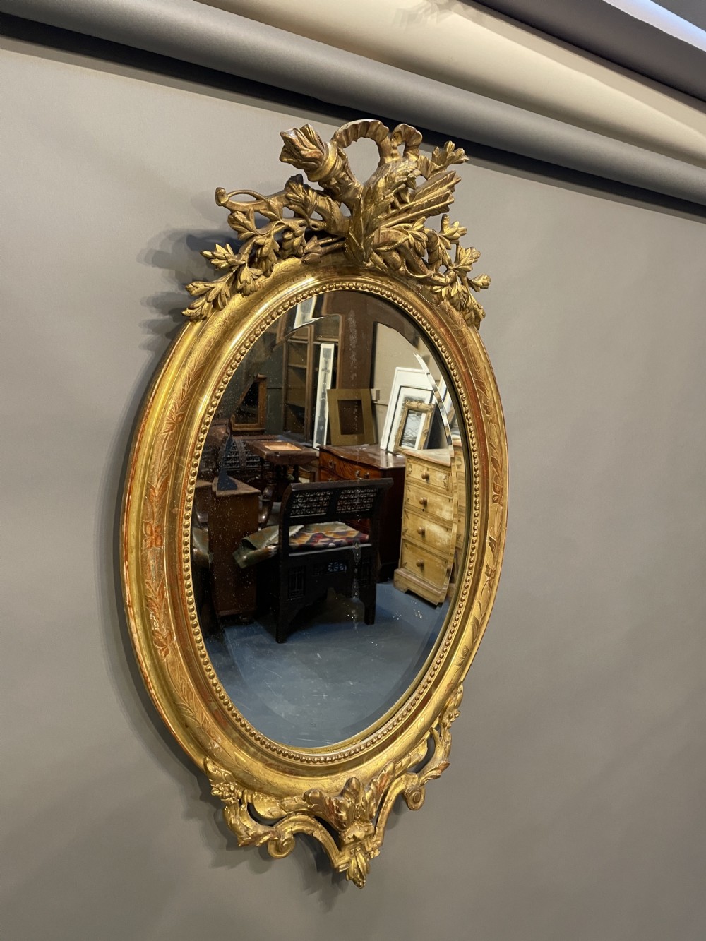C19th French Gilt Wall Mirror View III