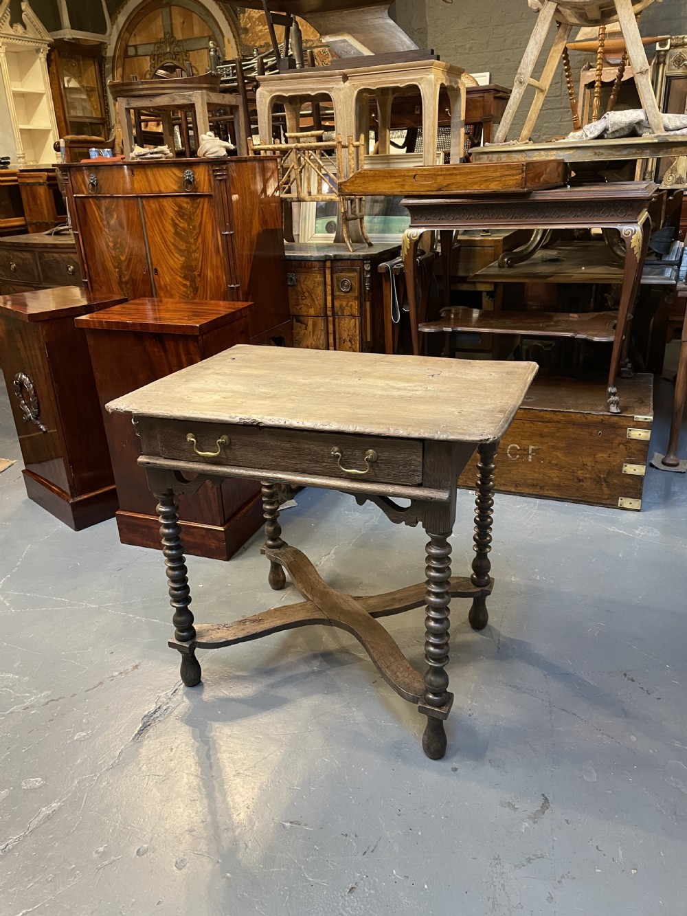 C18th Oak Country Table View IX