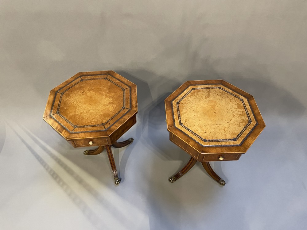 Pair Georgian Revival Occasional Tables View II