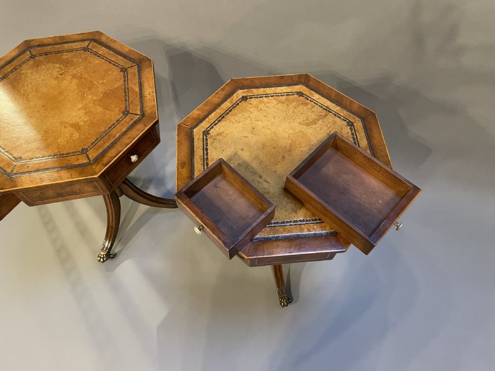 Pair Georgian Revival Occasional Tables View IV