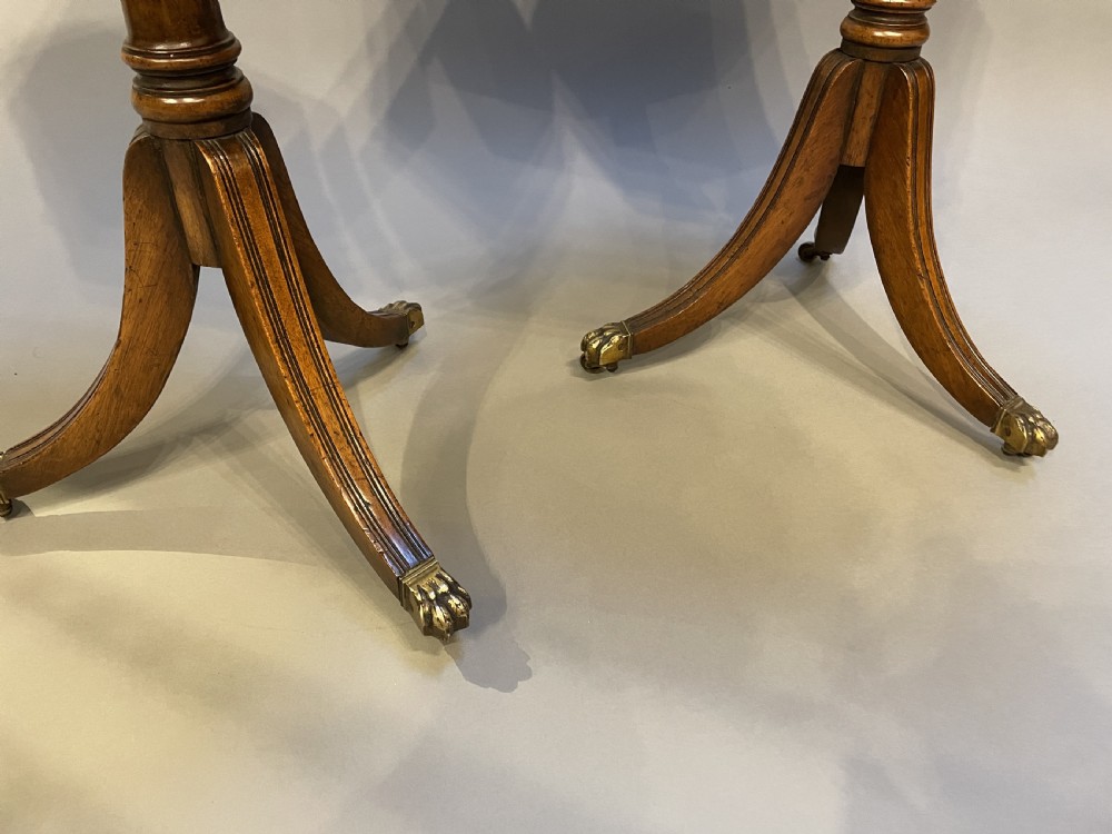 Pair Georgian Revival Occasional Tables View V