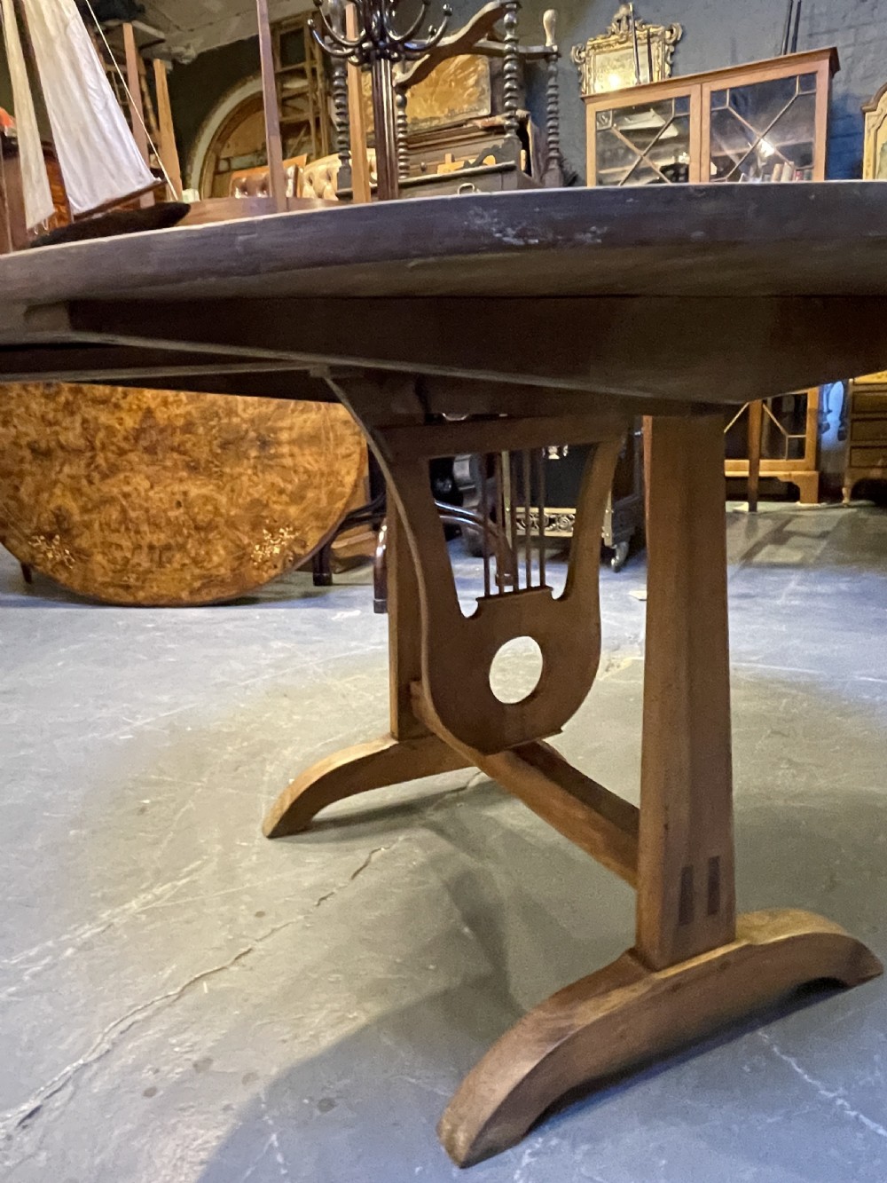 French pine Vendange table View V
