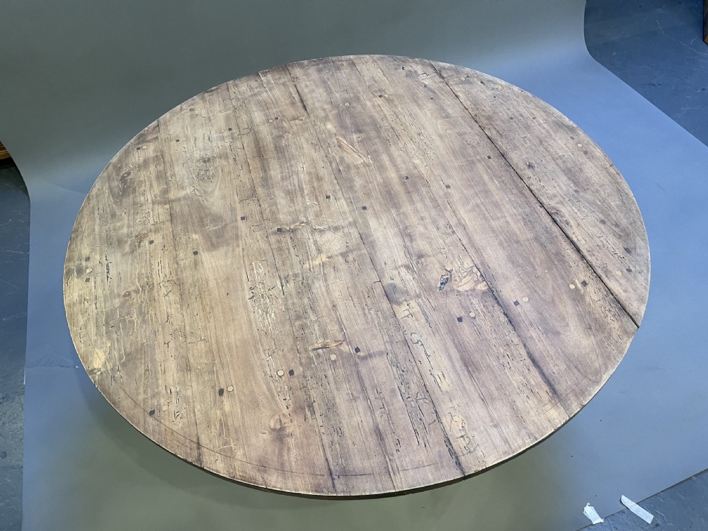 French pine Vendange table View VII