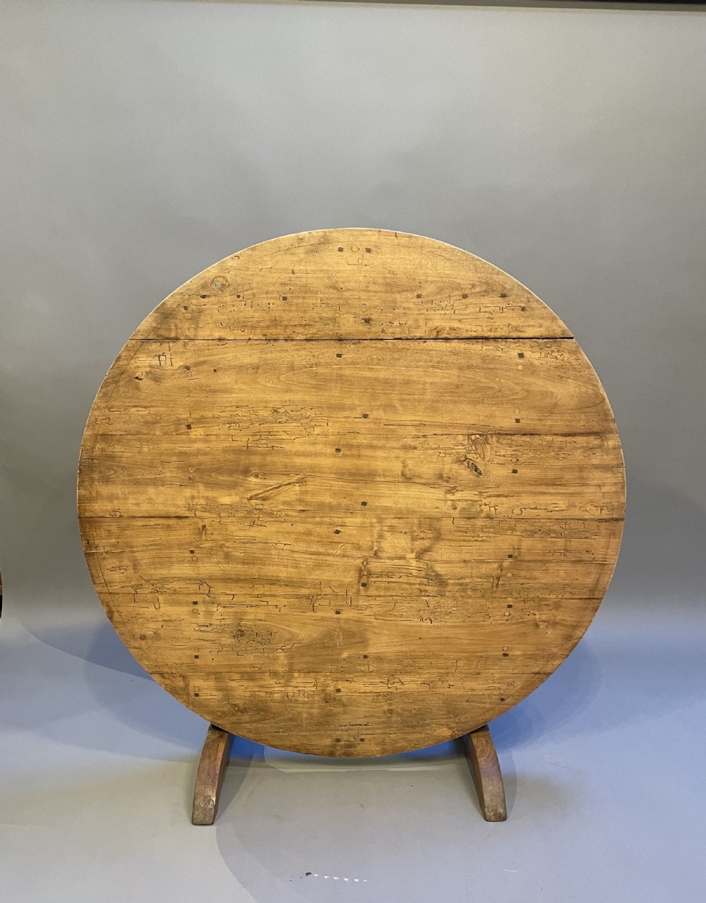 French pine Vendange table View VIII