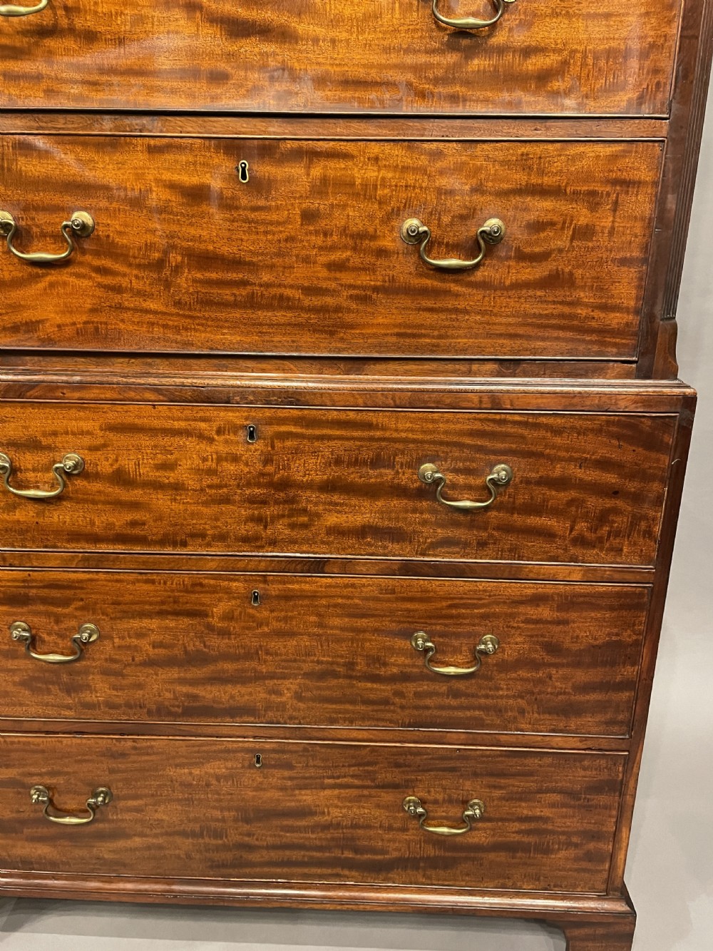 George III Mahogany Tallboy Chest Of Drawers View III