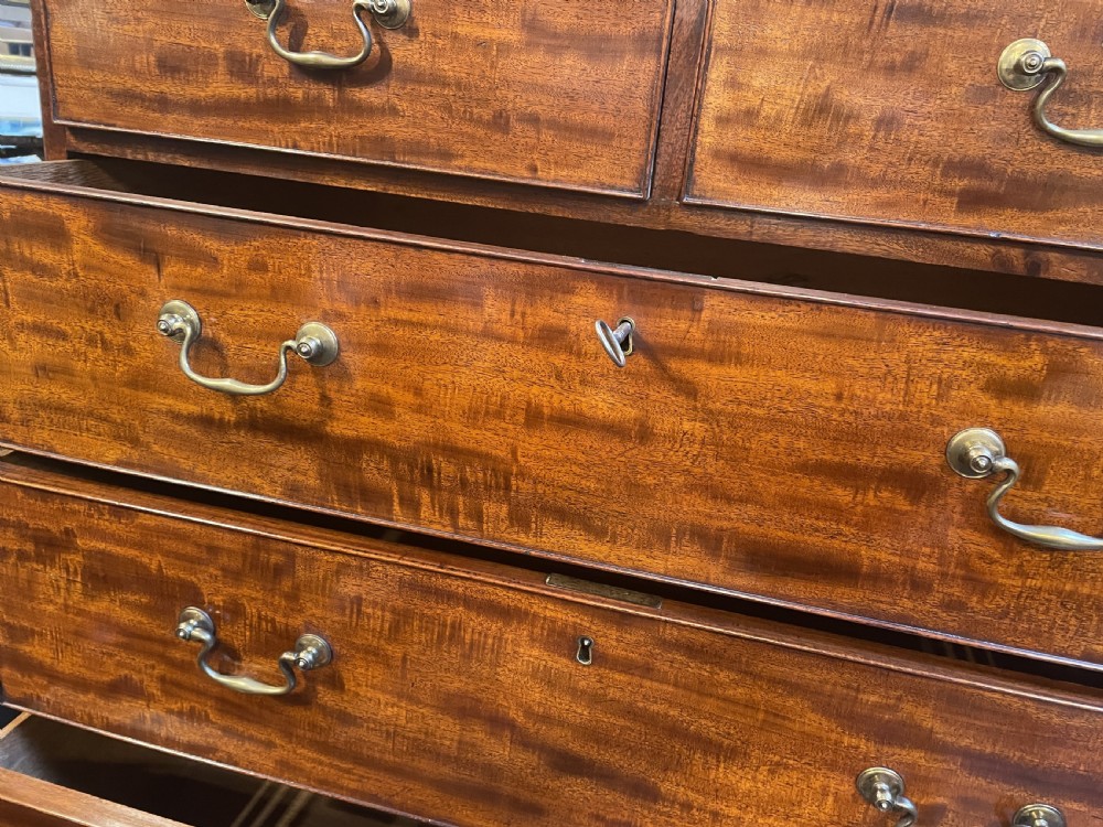 George III Mahogany Tallboy Chest Of Drawers View X