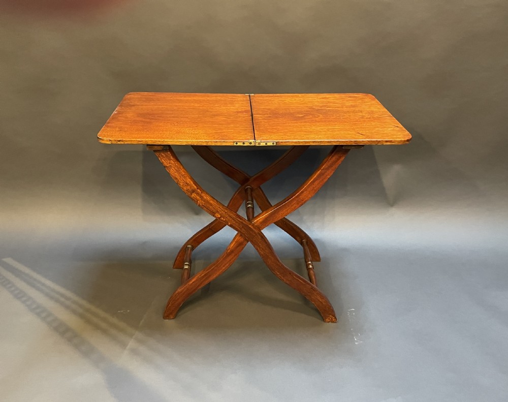 C19th Mahogany Coaching Table View II