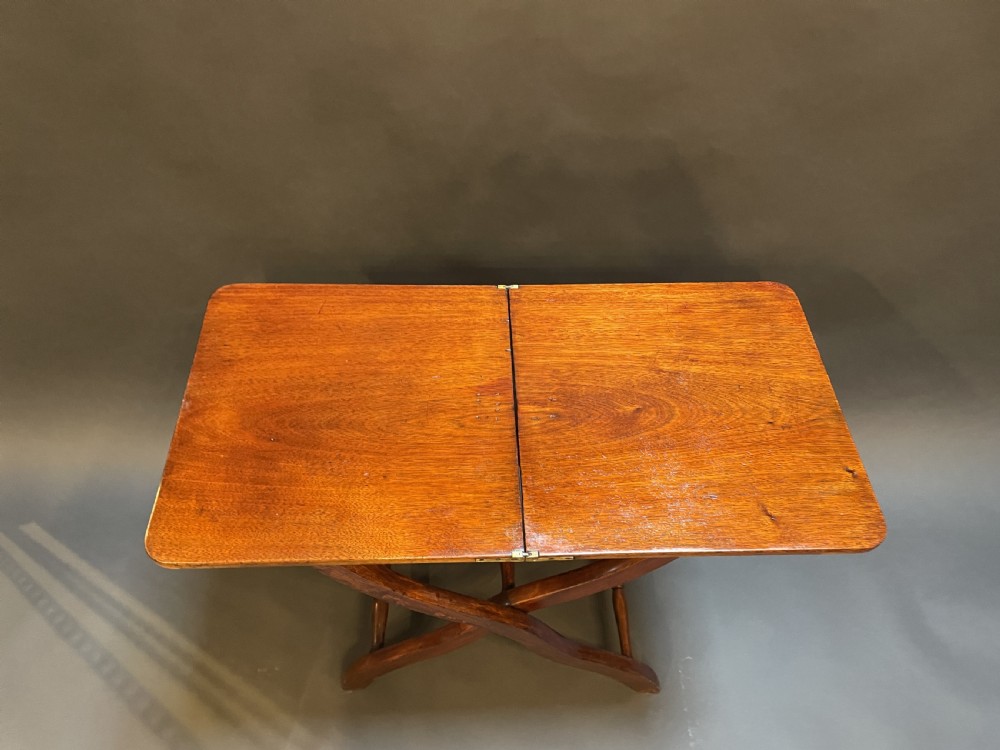 C19th Mahogany Coaching Table View III