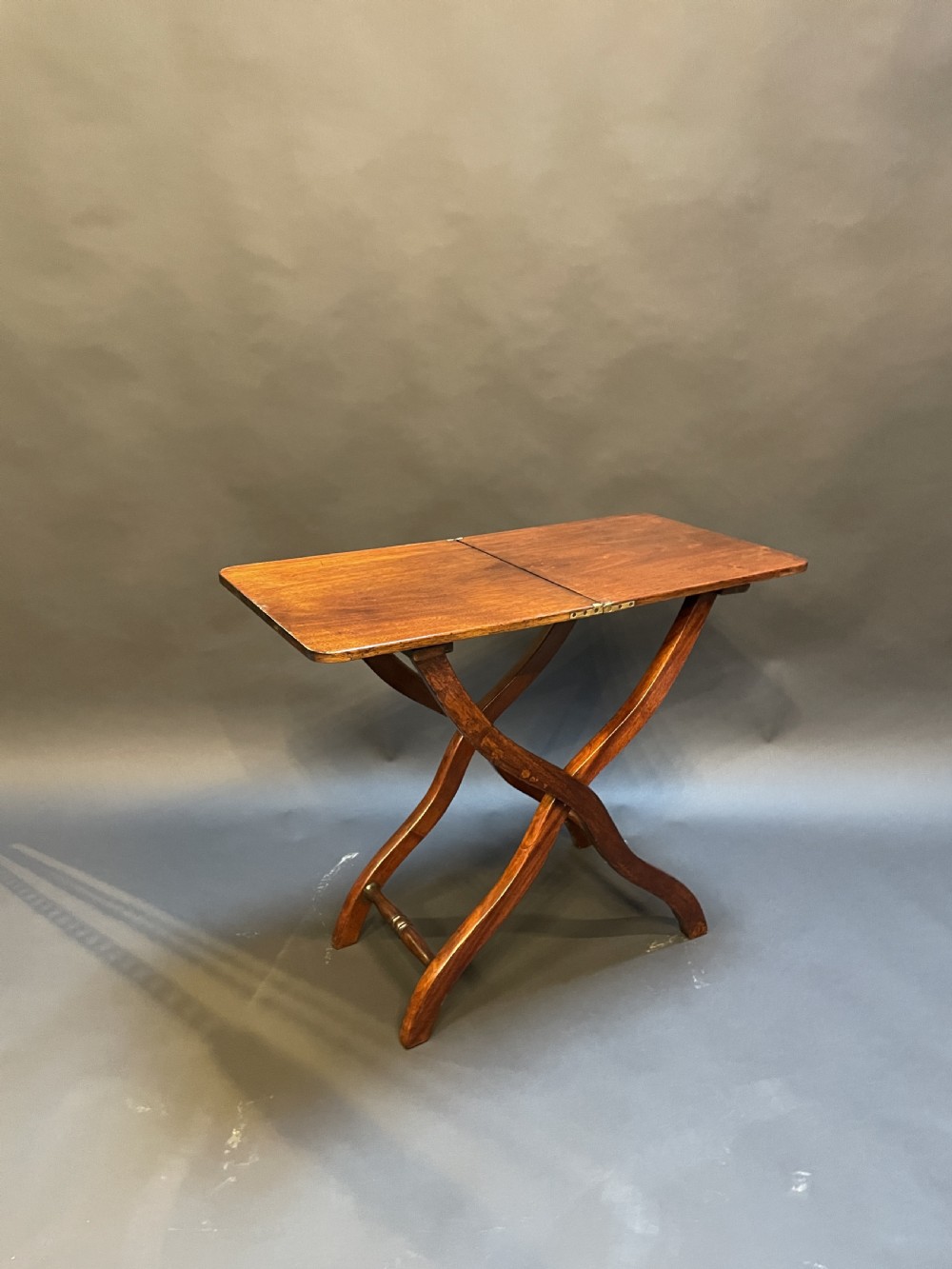 C19th Mahogany Coaching Table View V