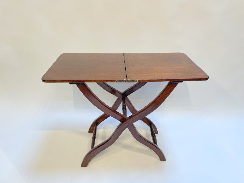 C19th Mahogany Coaching Table View VII