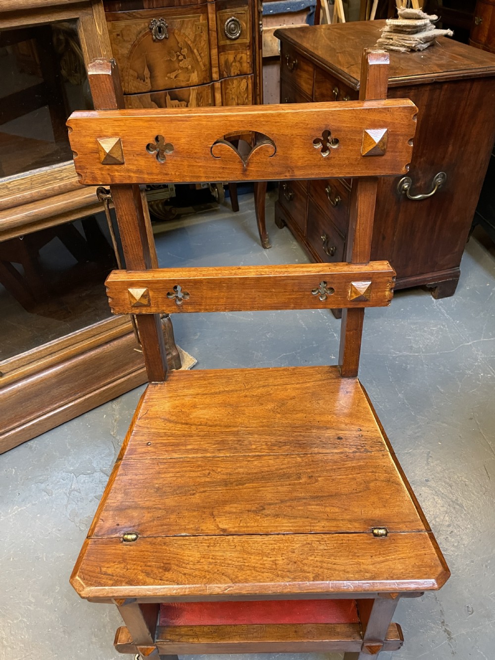 Victorian Metamorphic Library Steps View V
