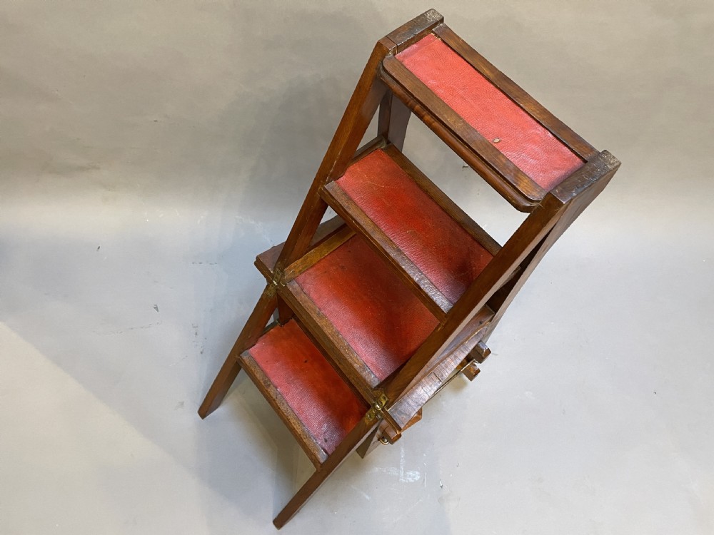 Victorian Metamorphic Library Steps View VII
