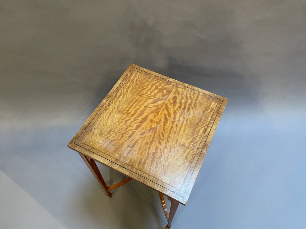 Edwardian Satinwood Occasional Table View III