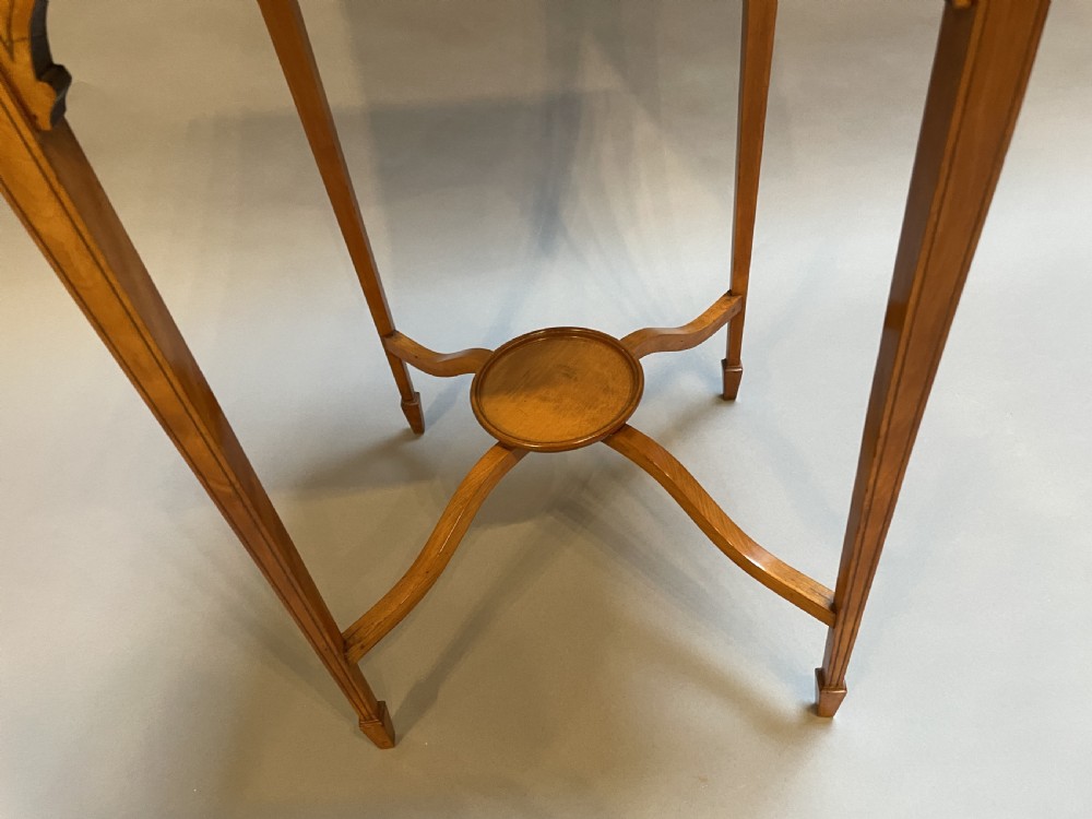 Edwardian Satinwood Occasional Table View VI