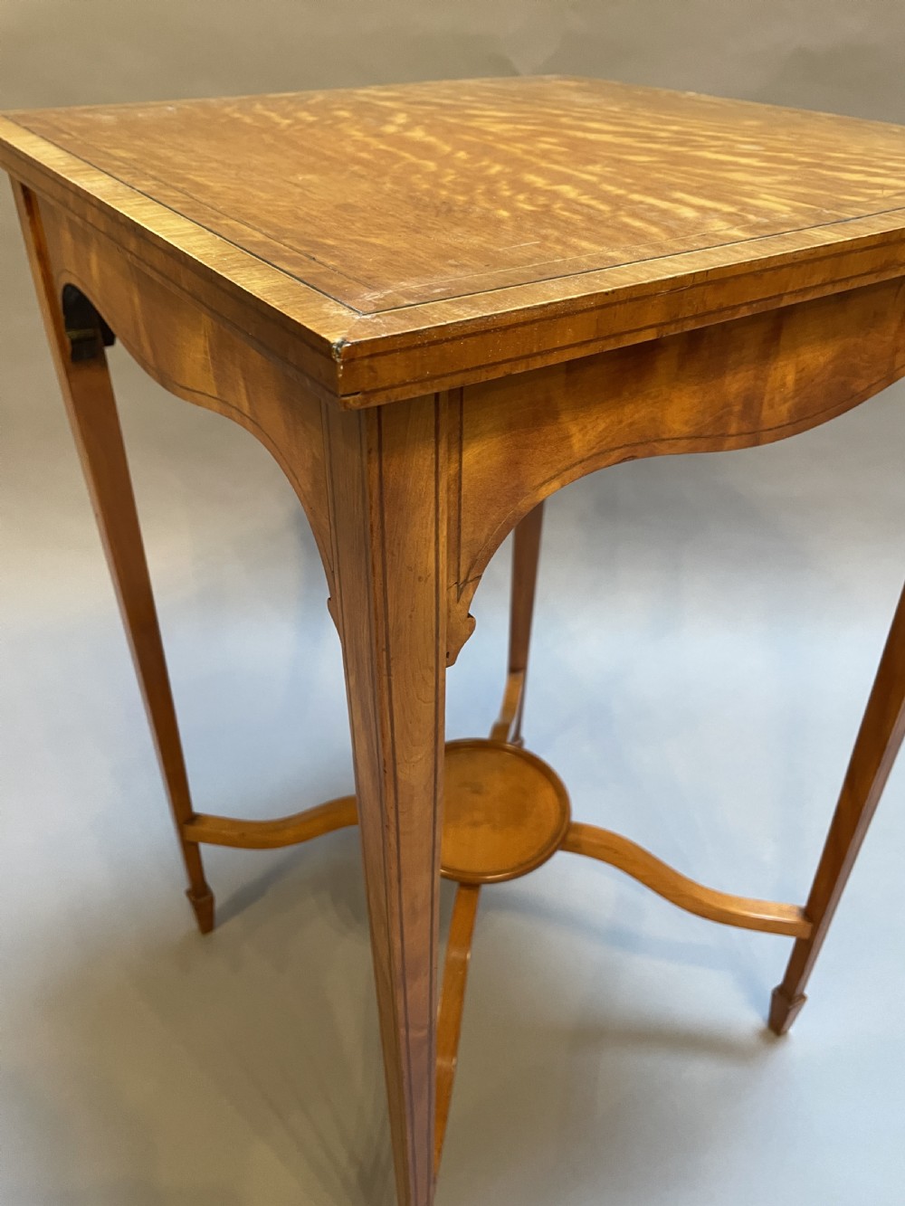 Edwardian Satinwood Occasional Table View VII