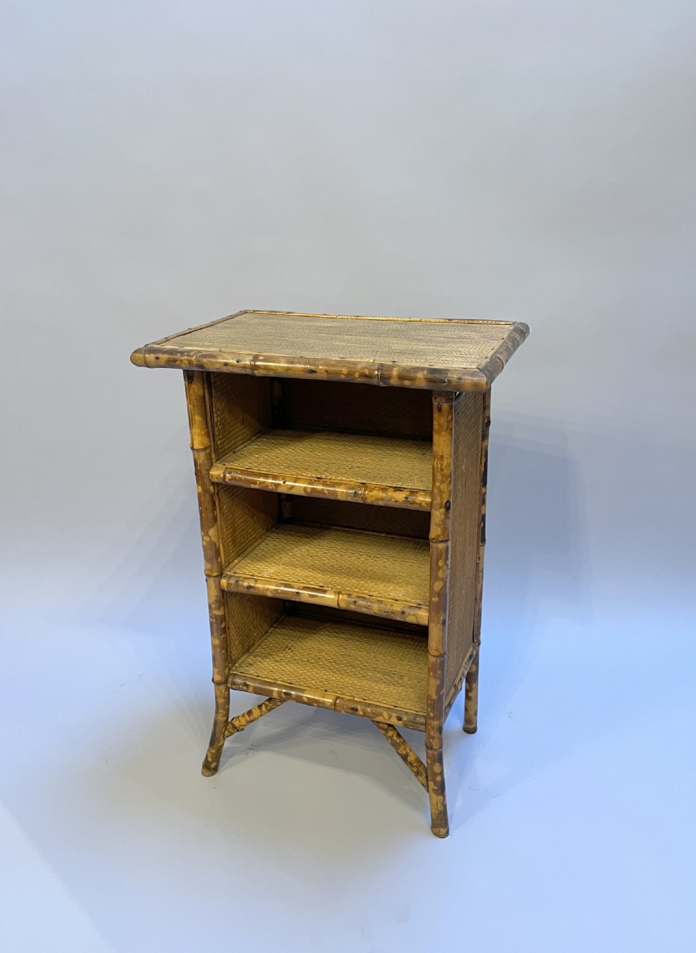 Victorian Bamboo Bookcase Shelves