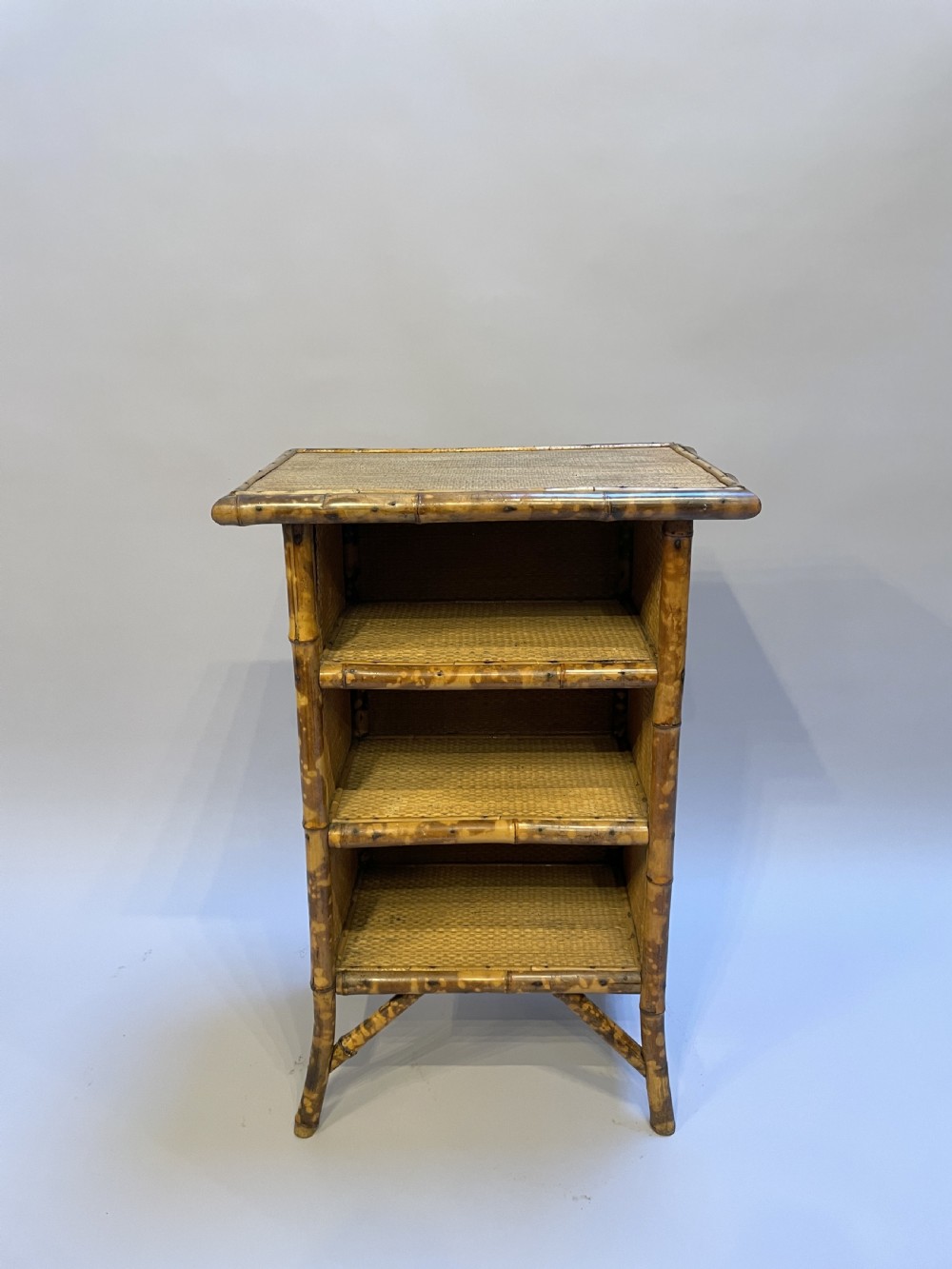 Victorian Bamboo Bookcase Shelves View II