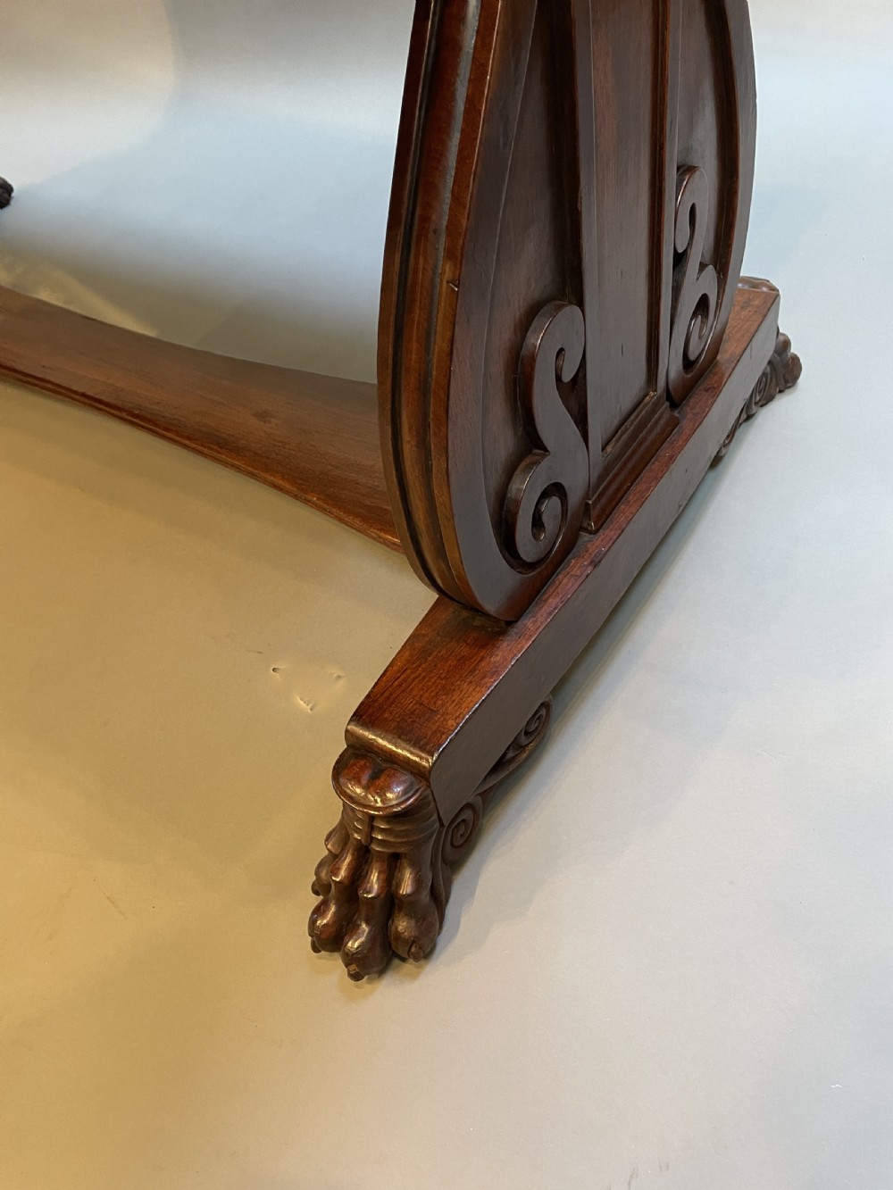 Regency Anglo Colonial Rosewood Library Centre Table View II