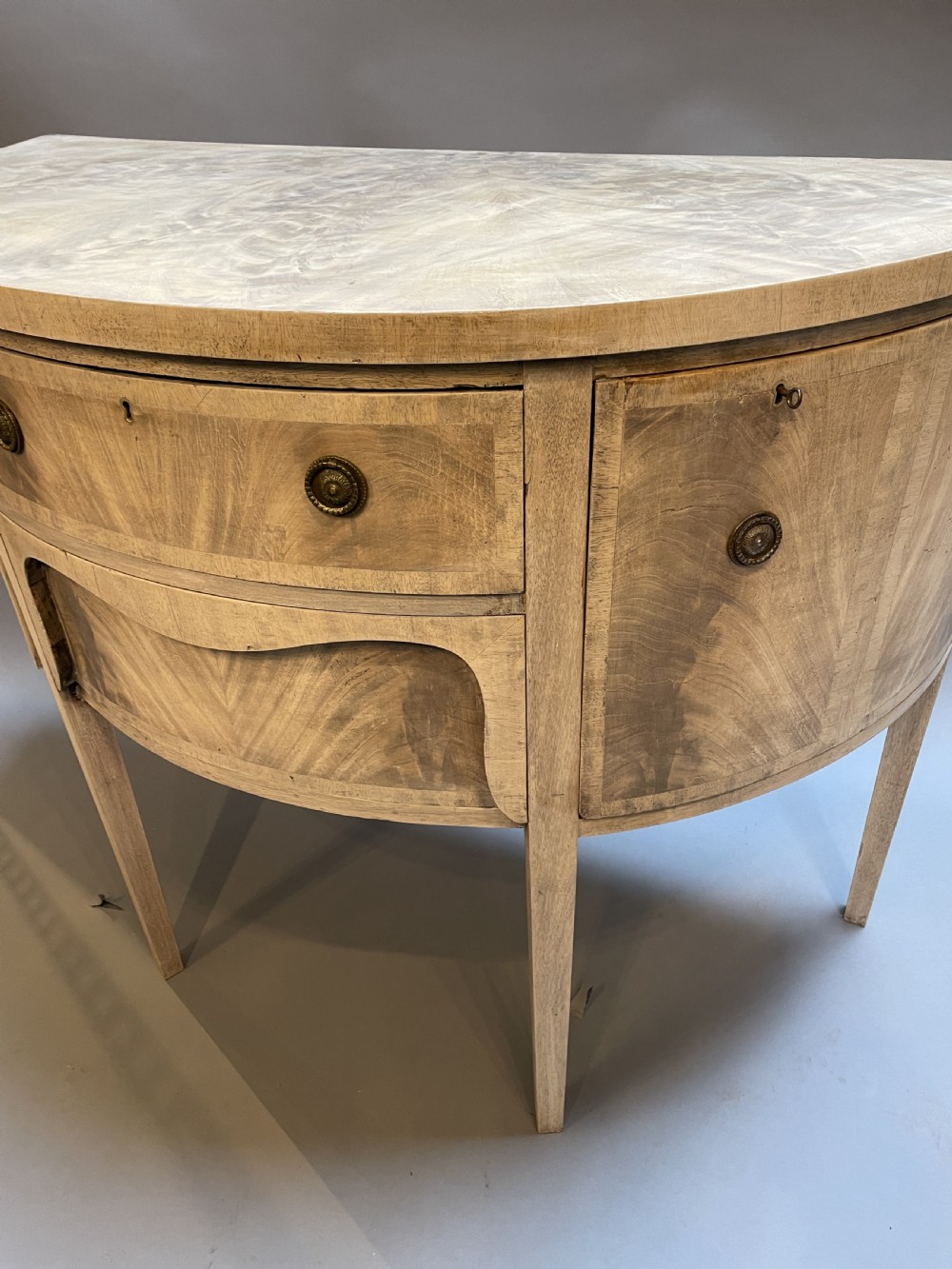 C19th Demi Lune Sideboard View II