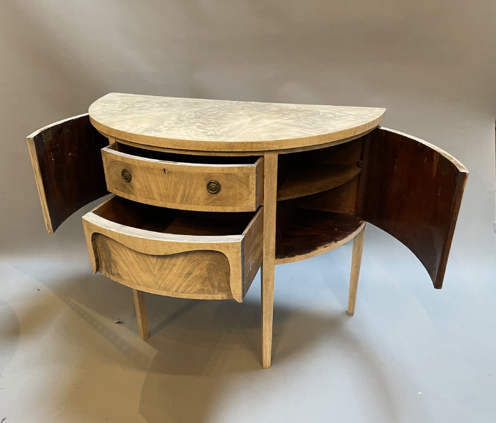 C19th Demi Lune Sideboard View V