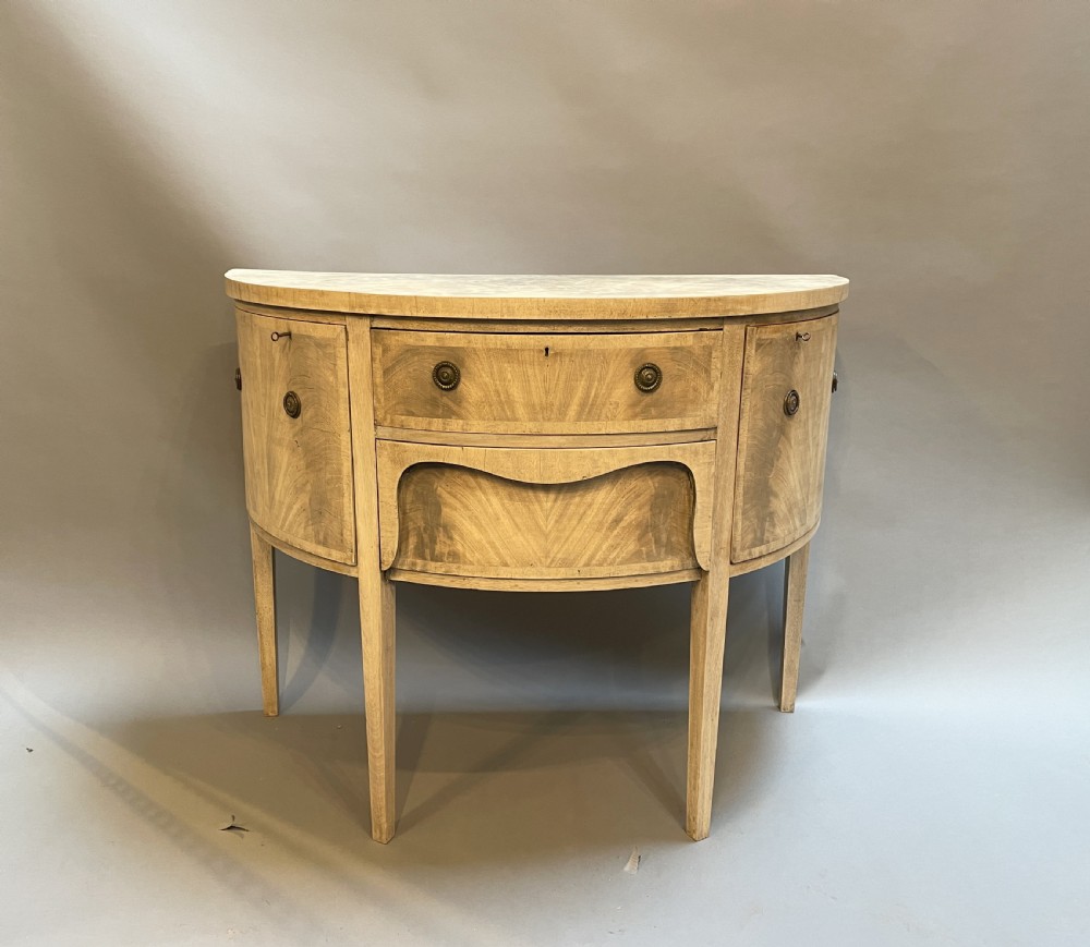 C19th Demi Lune Sideboard View VI