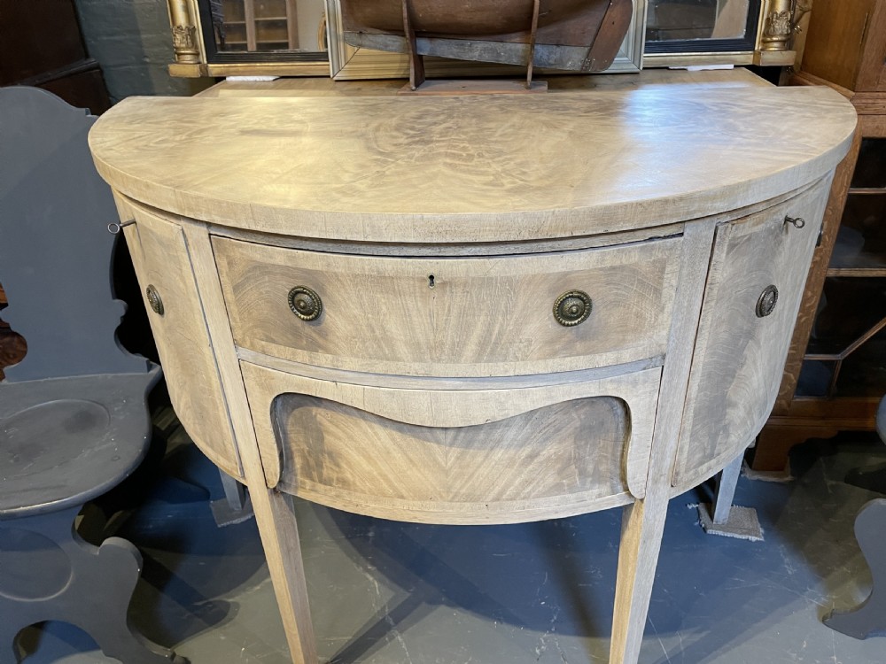 C19th Demi Lune Sideboard View VIII