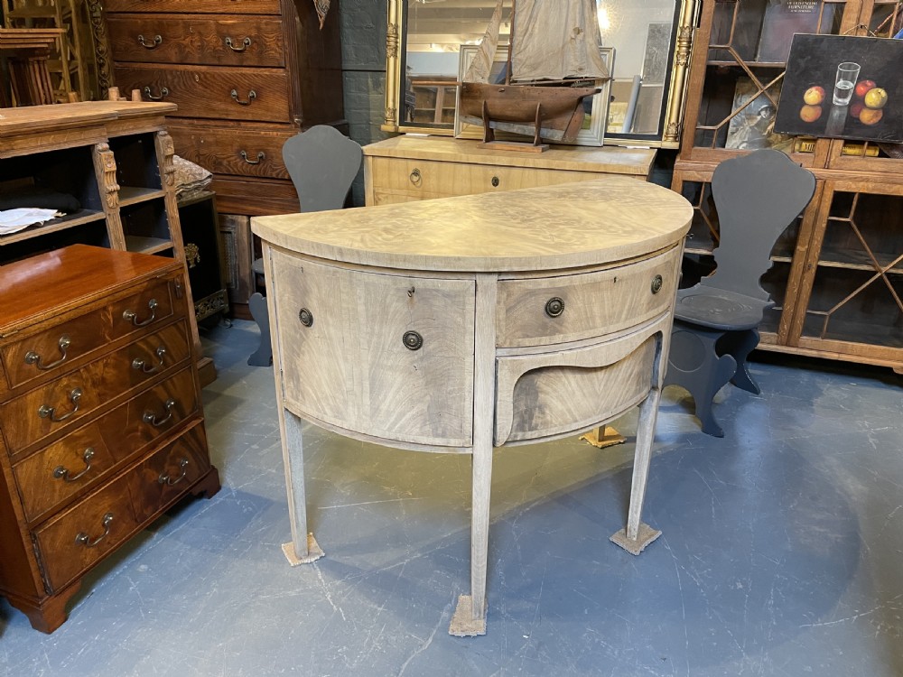 C19th Demi Lune Sideboard View IX
