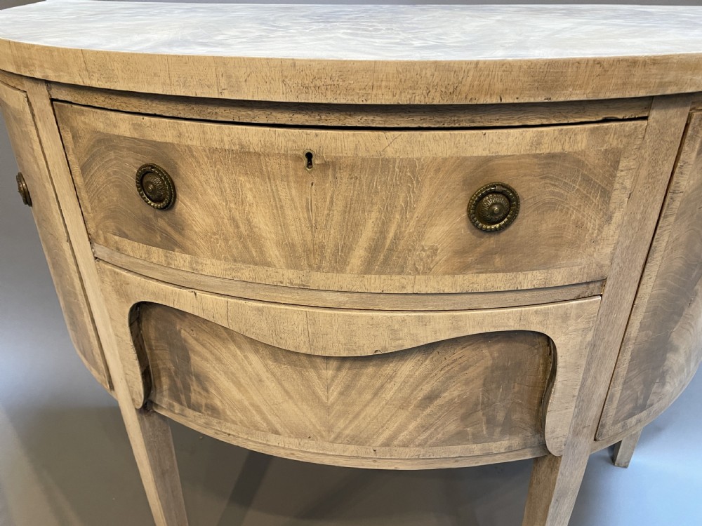 C19th Demi Lune Sideboard View X