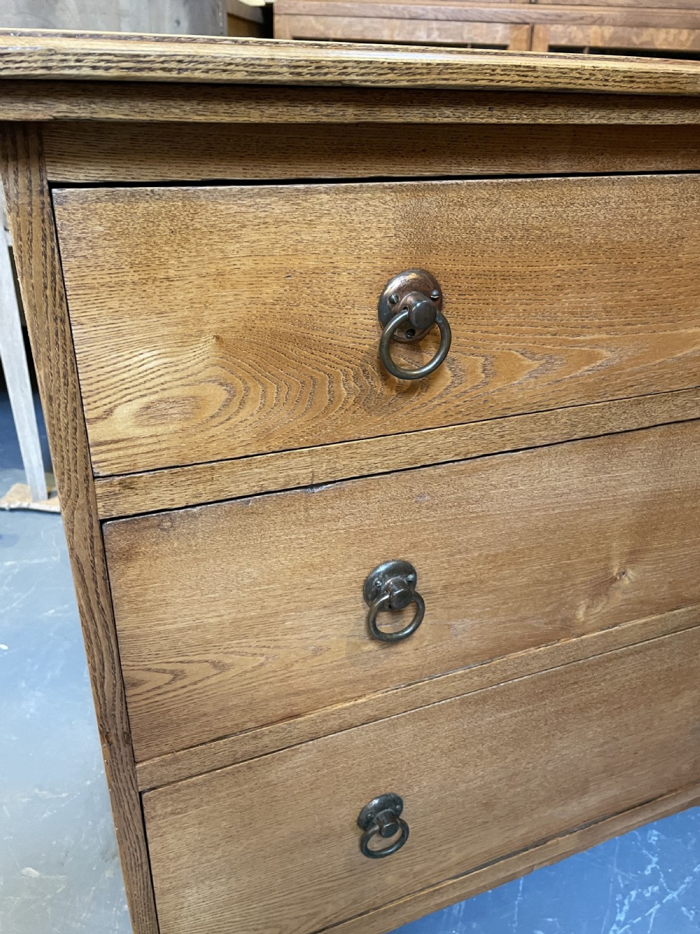Libertys Arts & Crafts Chest Of Drawers,  View X
