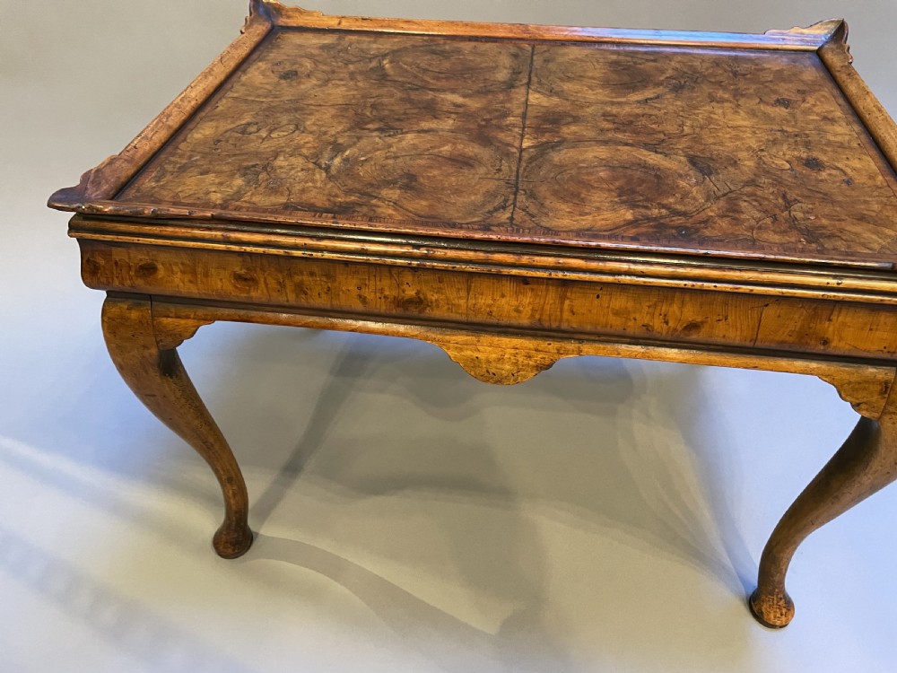 Georgian Style Walnut Coffee Table View IV