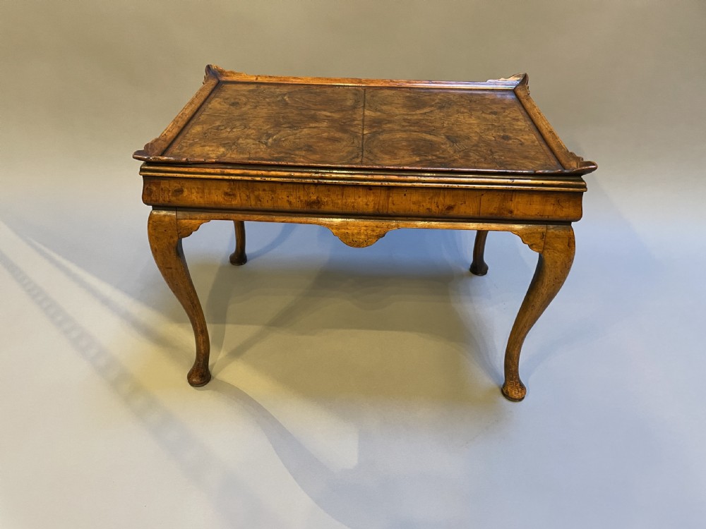 Georgian Style Walnut Coffee Table View V