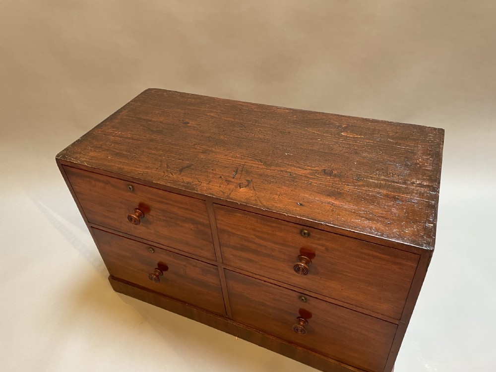 William IV Low Chest Of Drawers View II